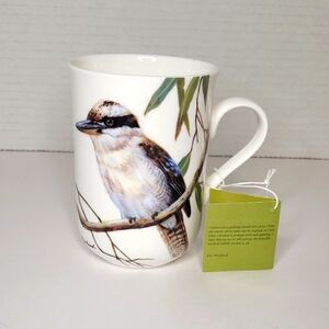 Maxwell Williams Birds of Australia Kookaburras Fine Bone China Mug Cup NWT